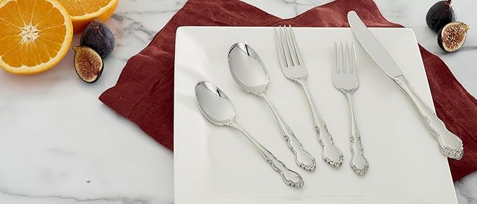 Oneida 2766004G Dover Fine Flatware Dinner Forks, Set Of 4