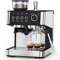COWSAR (2025 New) Espresso Machines with Built-in Anti-Clog, 20 Bar Expresso Coffee Machines with Milk Frother Steam Wand, Commercial Espresso Machine with Grinder for Latte, Cappuccino, Americano
