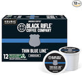 Black Rifle Coffee Company Thin Blue Line, 12 Count, Medium Roast K Cups - Single Serve K Cups Coffee Pods - Kcup Pods Compatible with Keurig 1.0 & 2.0 - Made from Arabica Beans