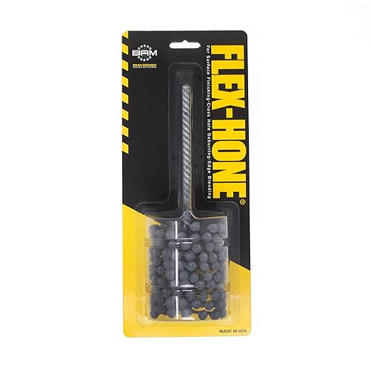 Brush Research BC214400 FLEX-HONE®, 2-1/4" (57.2mm) Diameter, 400 Grit, Silicon Carbide, for Mild Steel, Stainless Steel, Cast Iron and Softer Ferrous Materials