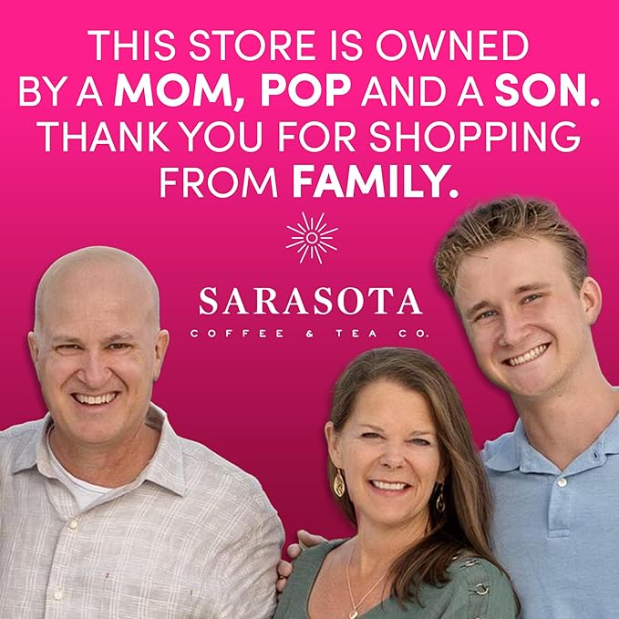 Sarasota Coffee Ground Packets | Gourmet Flavored Medium Roast Bulk Coffee Packs | Jamaican Me Crazy | Low Acid Mold Free Singles Individual Pouches for 12 Cups | 2.5 Ounce Bags, 36 Count