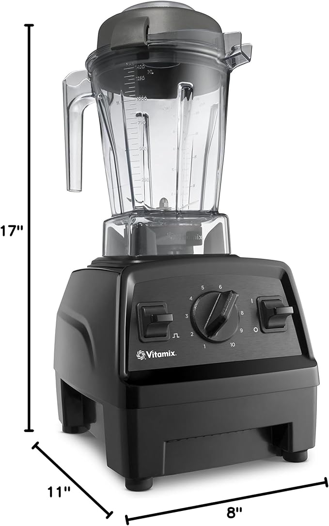 Vitamix Explorian E310 Blender, Professional-Grade Kitchen Blender for Smoothies, Soups, Juices and More, 10-Speed, Stainless Steel Blades, Self-Cleaning Kitchen Appliance, 48 Oz Container, Black