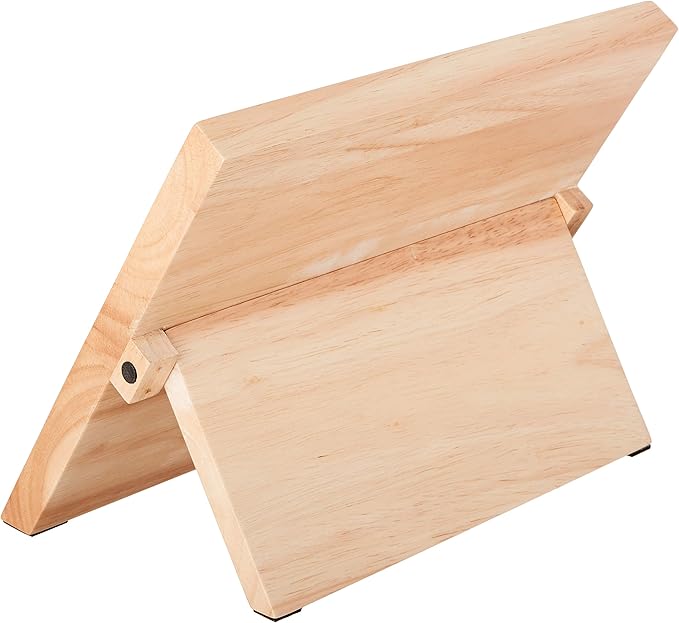 Mercer Culinary Rubberwood Magnetic Knife Board, 9-1/2 x 8-5/8 x 3/4