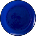 FORTESSA Los Cabos Tableware, 4-Piece Glass Dinner Plate Set (10.5 Inches), Dishwasher-Safe Glass Dinnerware Collection, Cobalt Blue