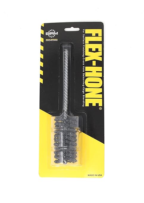 Brush Research BC11420 FLEX-HONE®, 1-1/4" (31.8mm) Diameter, 20 Grit, Silicon Carbide, for Mild Steel, Stainless Steel, Cast Iron and Softer Ferrous Materials