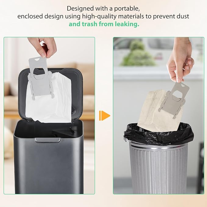 6 Pack Roomba Replacement Parts - Vacuum Bags for iRobot Roomba i7+, i1+, i2+, i3+, i4+, i5+, i6+, i8+, j6+, j7+, j8+, j9+, s9+, Combo i5+, j5+, j7+, j9+, High-Efficiency Dirt Disposal Bags