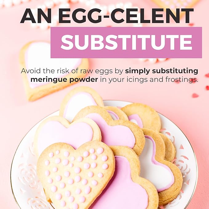 Meringue Powder (5lb) For Royal Icing, Premium Quality, High Egg White Formula, Create Incredible Royal Icing or Frosting for Sugar Cookies, Naturally Flavored, Verified Gluten Free, Non-GMO Sourced