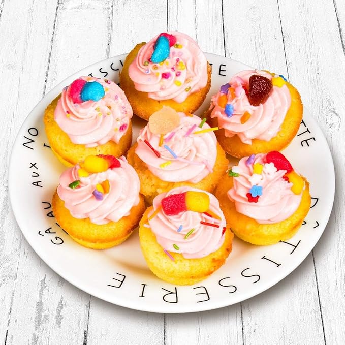 Silicone Muffin Pan Mini 24 Cups Cupcake Pan, Nonstick Food Grade Silicone Baking Pan 1 Pack