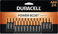 Duracell Coppertop AAA Batteries with Power Boost Ingredients, 24 Count Pack Triple A Battery with Long-Lasting Power, Alkaline AAA Battery for Household and Office Devices