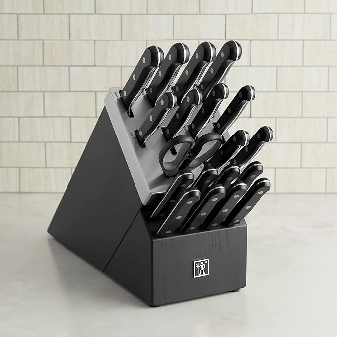Henckels Solution 14-pc Self-Sharpening Knife Block Set - Black
