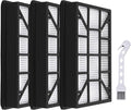 3 Pack EF-12 HEPA Filter Replacement for Kenmore 62731, 52731, 81615, 81614, BC4026 Canister Vacuum Cleaner, 600 Series Exhaust Filter for Kenmore canister vacuum filter, Compare To Part# 591021101