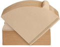 Coffee Filter, Size 02 Cone Coffee Filters Disposable, 100 Count Unbleached Natural Paper Filters 2-4 Cup, 2 Cone For V60 For Pour Over Droppers and Drip Coffee Maker (Brown)
