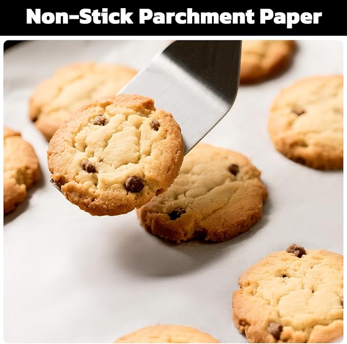 Beasea Parchment Paper Sheets, 200pcs 10x14 Inch White Precut Nonstick Heavy Duty Parchment Baking Paper Sheets for Air Fryer Cooking, Grilling, Frying and Steaming