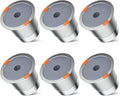 Reusable k Cup Coffee Filters,Universal stainless steel Refillable k Cups Filter Use for Keurig 2.0 and 1.0 Coffee Makers-brewers (6pack)