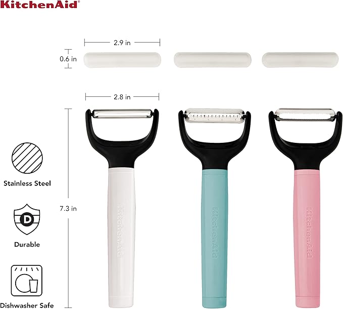 KitchenAid Universal Peeler Set, 3-Piece, Assorted