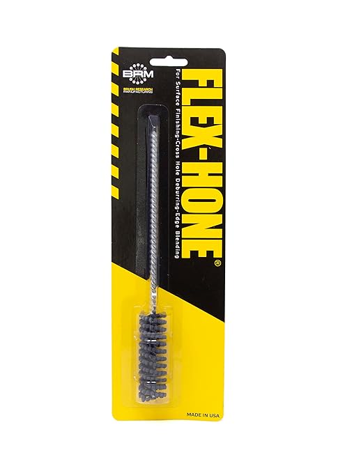 Brush Research BC18M400 FLEX-HONE®, 0.709" (18mm) Diameter, 400 Grit, Silicon Carbide, for Mild Steel, Stainless Steel, Cast Iron and Softer Ferrous Materials