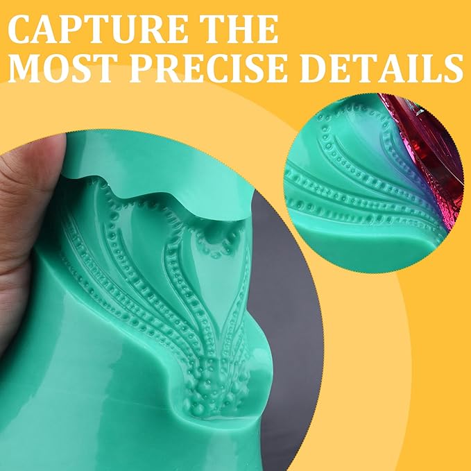 Silicone Molds Making Kit 100oz, Super Elastic 15A Silicone Rubber for DIY Mold Making, Silicone 1:1 Mixing Ratio Fast Curing Green Silicone Mold Kit for Casting Resin Molds/Candle Molds/Soap Molds