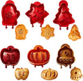 6PCS Mini Hand Pie Molds,Party Potluck Hand Pie Molds for Baking,Fits All Kinds of Festivals and Parties (6PCS-C)