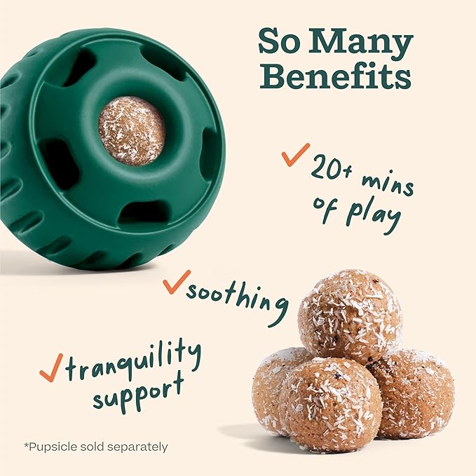 WOOF Pupsicle Refill Pops for Calming - Long-Lasting Refills for The Pupsicle Toy to Promote Calm - Calming Dog Treats - Magnesium for Dogs- Large Pops - 7 Count - 2 Pack