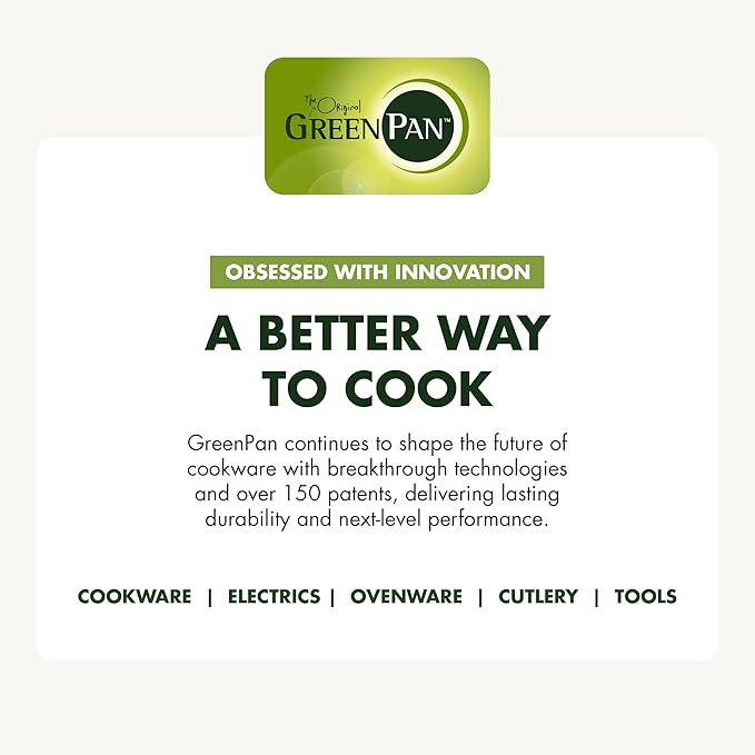 GreenPan Valencia Tri-Ply Stainless Steel 12" Frying Pan, Induction Ready Skillet, Mirror Finish, Dishwasher Safe & Oven/Broiler Safe to 600F, Compatible with All Cooktops, Silver