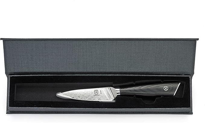 Mercer Culinary M13791 Premium Grade Super Steel, 3.5-Inch Paring Knife, G10 Handle