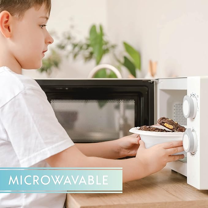 Plasticpro 5 ounce Round Plastic Dessert Bowls Microwaveable, Disposable, White, Dinnerware 200 Count