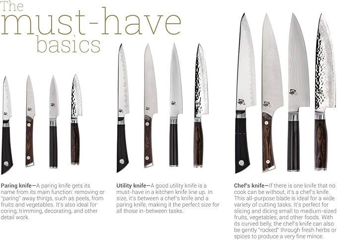 Shun Classic 5 Pc Starter Knife Block Set