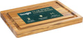 Yes4All Solid Teak Cutting Boards for Kitchen, [17''L x 13''W x 1.5” Thick] Medium Edge Grain Butcher Block Cutting Board, Food Safe Surface Wood Cutting Boards with Juice Grooves and Easy Grip Handle