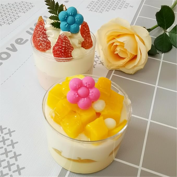 Heart Flower Blossom Molds Silicone for Chocolate Candy Gummy Cream Cheese Mints, Small Wax Melt Molds Flower Baking Molds Ice Cube Tray