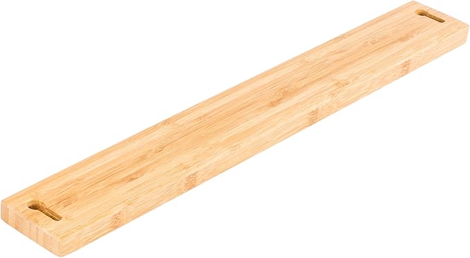 Mercer Culinary Magnetic Bar, 12 x 2-3/8 x 3/4, Bamboo