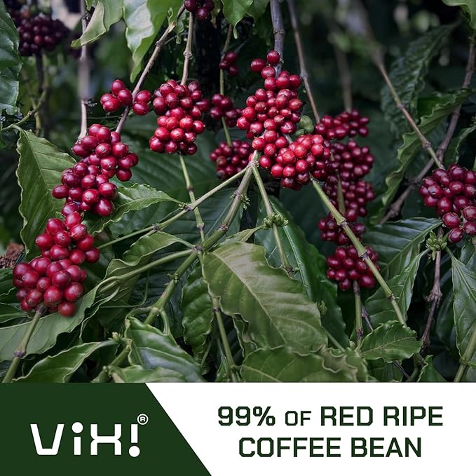 VIXI Drip Coffee Blended, 24 Bags, Ground Coffee, Medium Roast, Hanging Ear, Arabica Blend Robusta, Smooth and Balanced Flavor, Single Serving, Natural Vietnamese Coffee