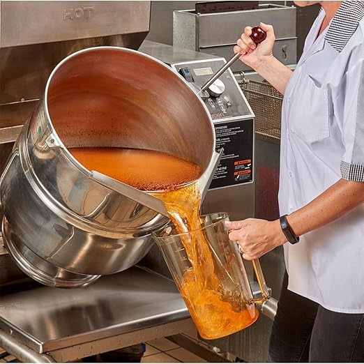 Cambro 400MCH150 High Heat Measuring Cup 4 Quart Amber Case of 1