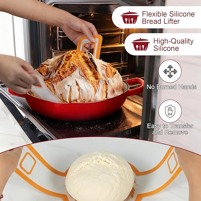 Banneton Bread Proofing Basket Set, 2 Pack Cotton Rope Sourdough Baskets with Liners, Cloth Covers & Silicone Baking Mat, Sourdough banneton basket for Sourdough Baking Supplies