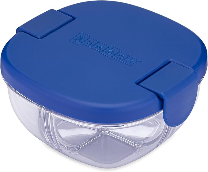 Yumbox Snack Bowl – 3-Compartment Leakproof Snack & Breakfast Container for Kids & Adults – Reusable Bento Snack Box for Yogurt, Parfaits, Fruit, Veggies & Small Meals