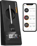 ChefsTemp ProTemp Plus Next-Gen Wireless Meat Thermometer Digital Unlimited Range Bluetooth & WiFi Enabled Smart Cooking Grilling Smoker BBQ Oven Kitchen Rotisserie (Stand + 1 Probe)