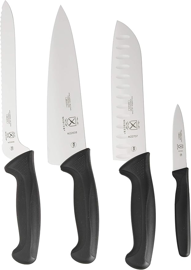 Mercer Culinary Millennia Magnetic Knife Board Set