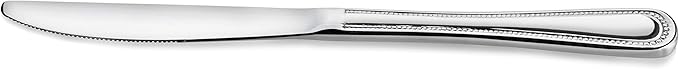 New Star Foodservice 58444 Bead Pattern, Stainless Steel, Dinner Knife, 8.5-Inch Set of 12