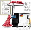 5.0 Upgrade Electric Meat Grinder- [3500W Super Motor] [SGS Certified SUS304 Blade & Plate] 3-Second Fast Meat Grinding, Perfect For Meat Grinders For Home Use (BLACK)