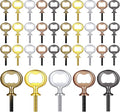 Patelai 30 Pieces Metal Bottle Opener Kit Blank Stainless Steel Bottle Opener Inserts Hardware for Wedding Wine Party DIY Project Craft Wood Turning