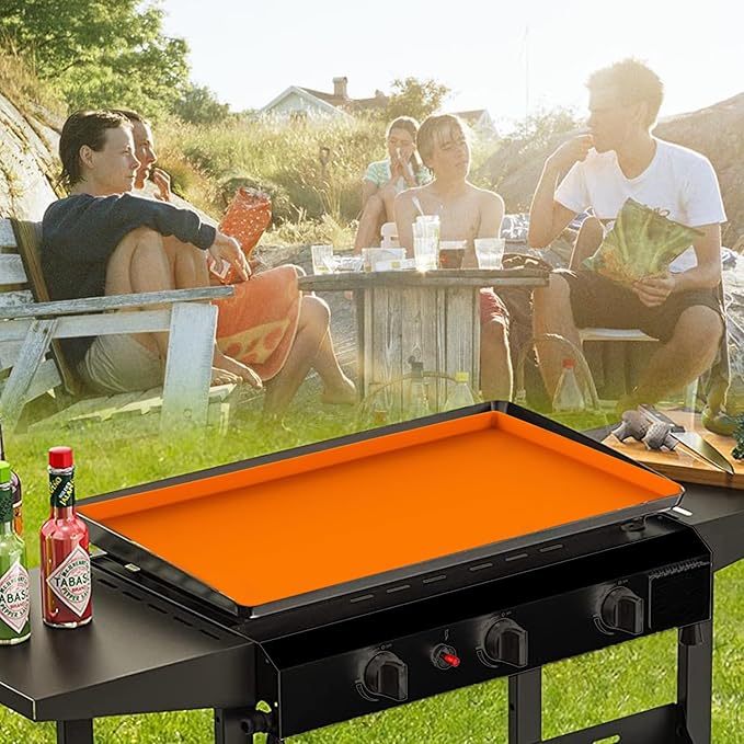 Silicone Protective Cover for 36" Blackstone Griddle,Heavy Duty Food Grade Silicone Grill Mat, Protect Griddle from Rodents, Insects, Debris, and Rust,All Season Cooking Protective Cover