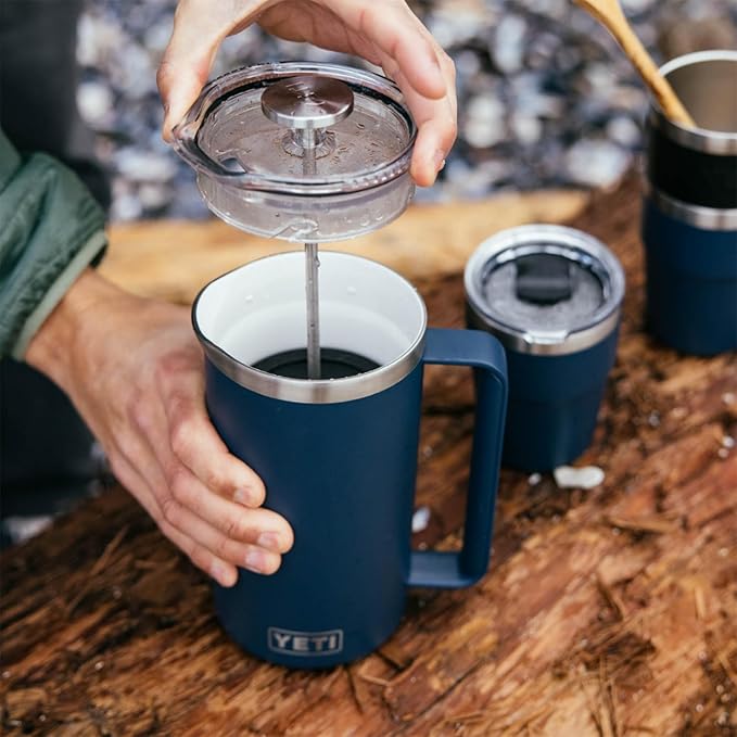 YETI Rambler 64 oz. French Press Coffee Maker, White