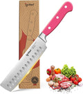 Nakiri Knife, 6.7 Inch, German High Carbon Steel, ABS Handle, Vibrant Colors, Cleaver, Gift Box