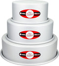 Fat Daddio's Anodized Aluminum 3-Tiered Round Cake Pan Set