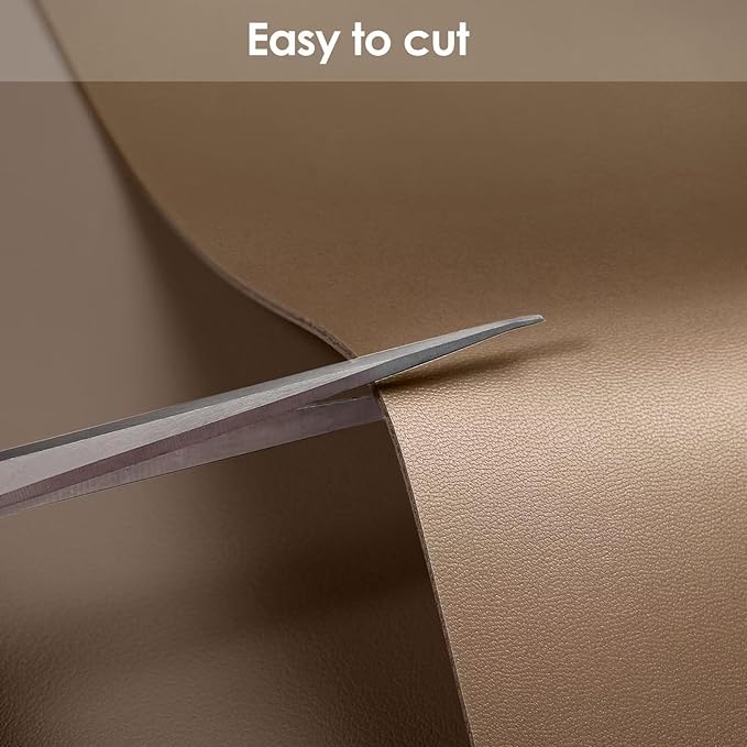 Desk Cover Protector - Used for Square Table Waterproof and Easy to Clean Good Flatness Easy to Used for Dining Table(Mud Color+Champagne Gold 44x44)