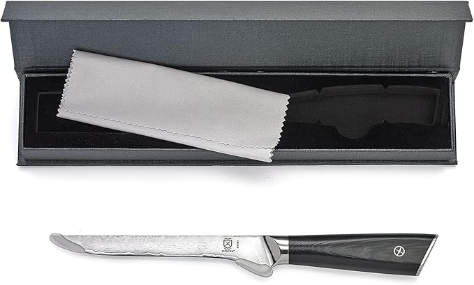 Mercer Culinary M13787 Premium Grade Super Steel, 6-Inch Boning Knife, G10 Handle
