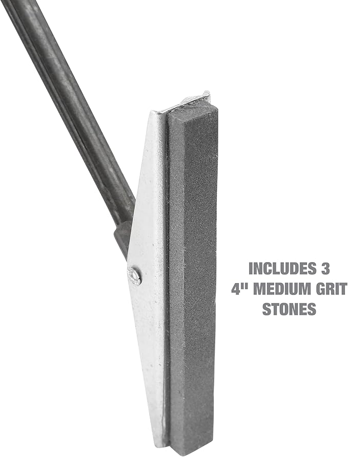 OEMTOOLS 25041 Adjustable Engine Cylinder Hone Deglazer, Honing Tool with 3 Medium Grit 4 Inch Stones, Compatible Standard Drills for Positive Engine Honing Cutting at All Speeds