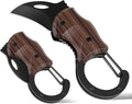 Small Pocket Knife for Men, Cool Box Cutter with 1.34 inch Sharp Blade, EDC Knives Tool for Everyday Carry (Wood Grain)