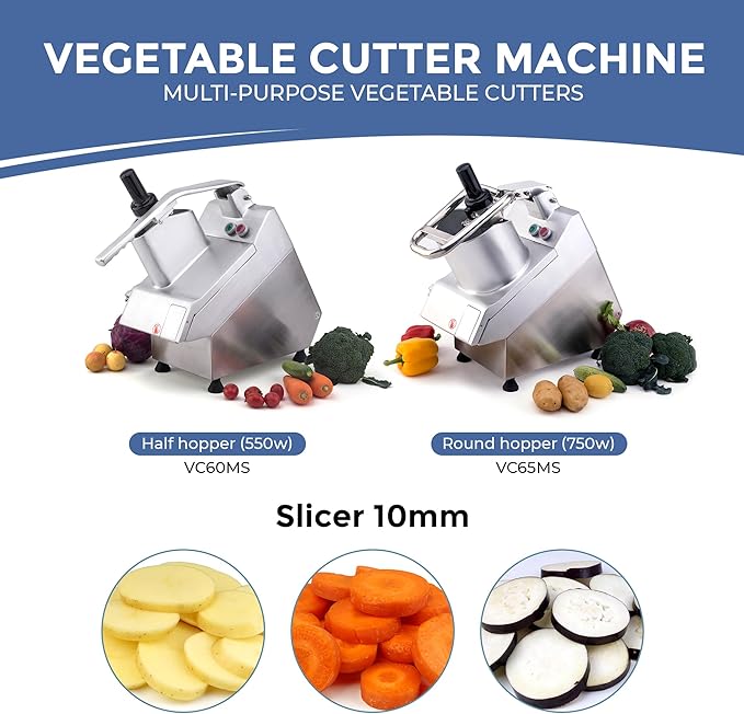 TK Universal Disc Replacement for Half and Round Hopper - Vegetable Chopper - Slicer 10mm for Slicing