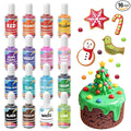 Oil Based Food Coloring, 15ml Vibrant Colors for Baking, Cake Decorating, Chocolate, Candy Melts, Icing, Fondant, Frosting, Slime and Crafts DIY, Food Grade Set, 0.35 Fl.Oz each Bottle