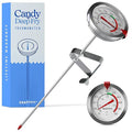 Candy Thermometer with Pot Clip - Deep Fry Oil Thermometer for Frying and Candle Making